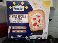 Biscottes Sans sucres ajoutés Blé complet