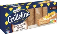 Grilletine Sans sucres ajoutés Blé complet