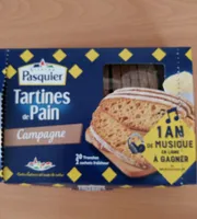 tartines de pain campagne