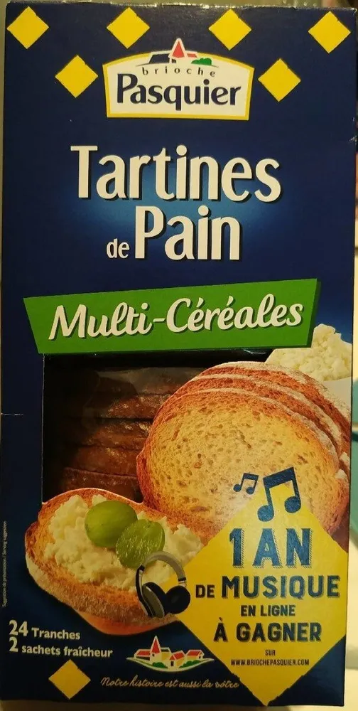 Tartines de Pain multi-céréales