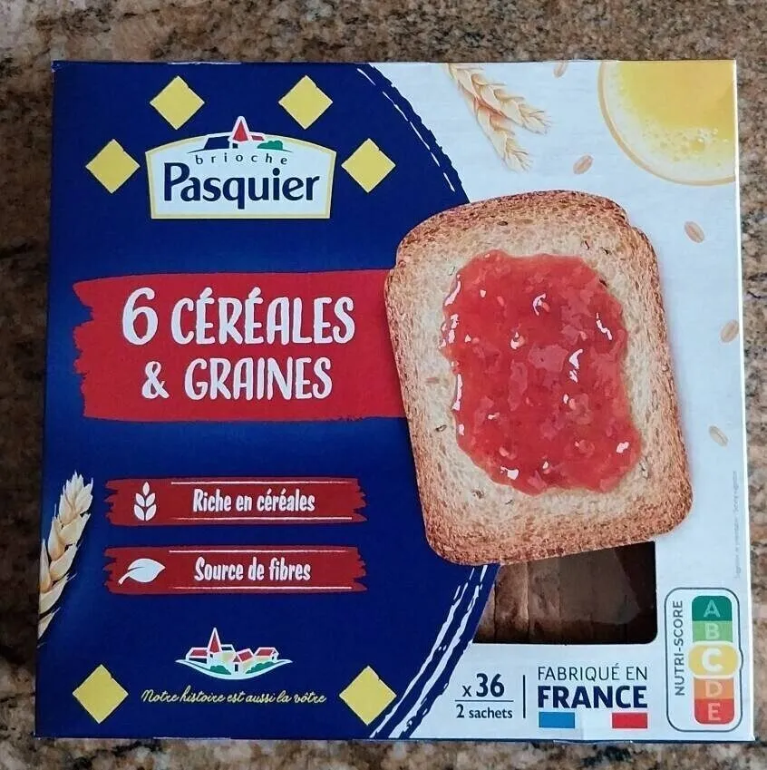 Biscottes  6 céréales et graines