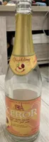 Jus de peche petillant