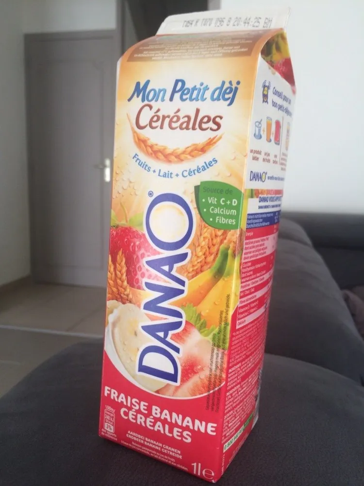Mon petit dej cereales  fraise banane