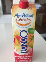 Boisson fraise banane céréales Danao