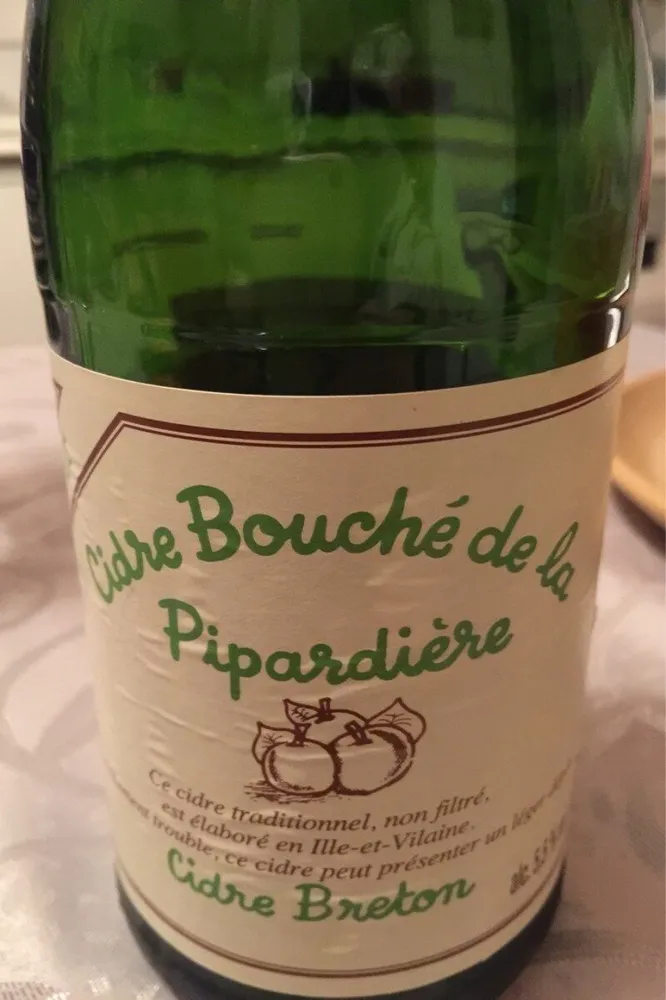 La Pipardiere cidre brut 4,5°