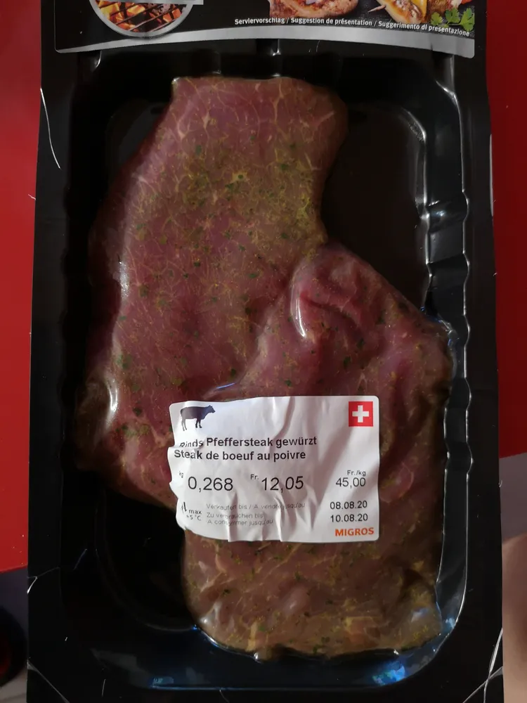 Steak de Bœuf au poivre