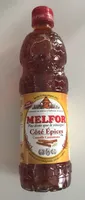 Melfor Vinaigre Côté Epices cannelle cardamome le flacon de 50