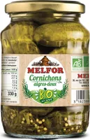 Cornichons aigres doux