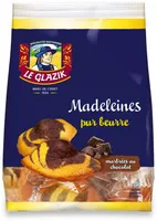 LE GLAZIK Madeleine - Marbrée Chocolat - 224g (8x1p)