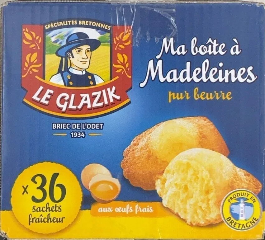 Ma boite à madeleines pur beurre
