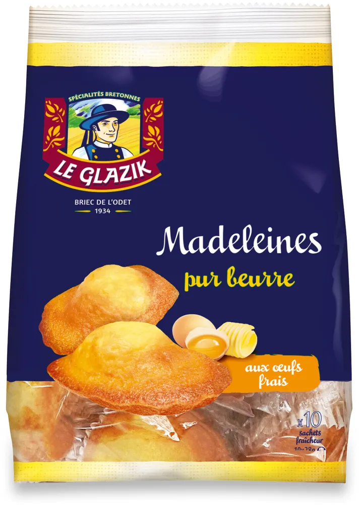 LE GLAZIK Madeleines - 280g (10x1p)