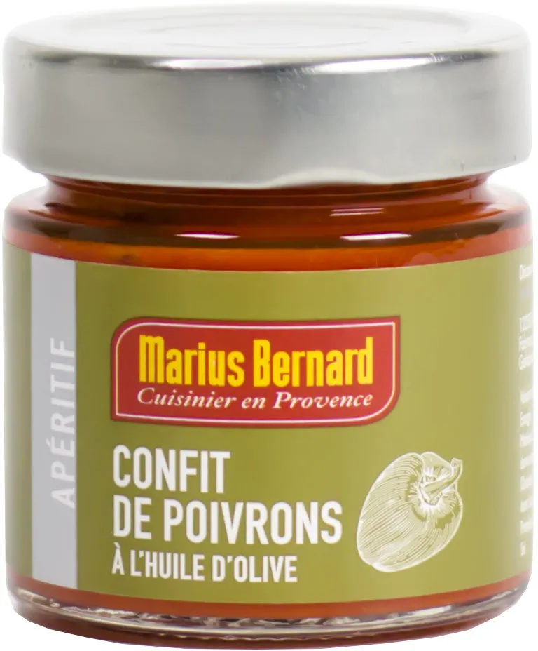 Confit de poivrons à l'huile d'olive