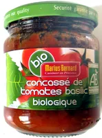 Concassé de tomates basilic biologique