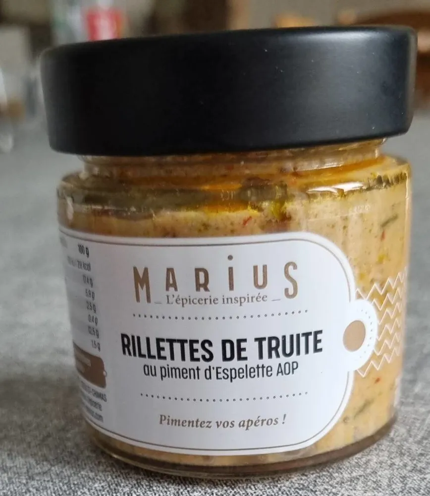 Rillette de truite au piment d'Espelette
