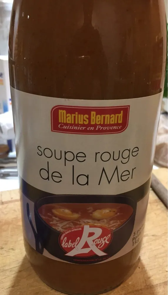 Soupe rouge de la Mer Label Rouge