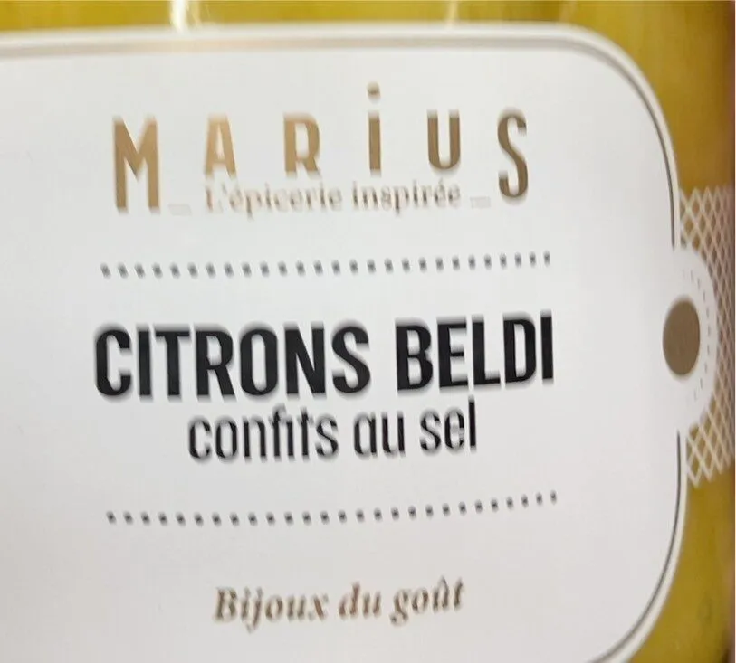 CITRONS BELDI confits au sel