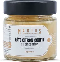 Pâte de citron confit au gingembre