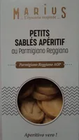 Petits sablés apéritif au Parmigiano Reggiano