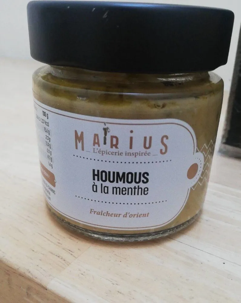 Houmous à la menthe