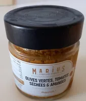 Olives vertes Tomates séchées et Amandes