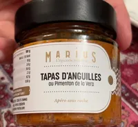 Tapas d’anguilles au pilent de la vera
