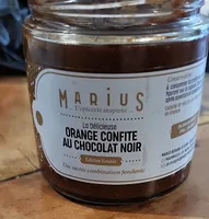 Orange confite au chocolat noir