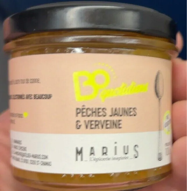 Peche jaune verveine