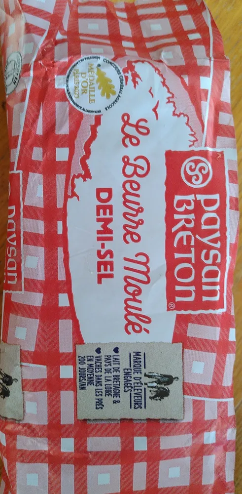 Paysan Breton - Beurre moulé demi-sel