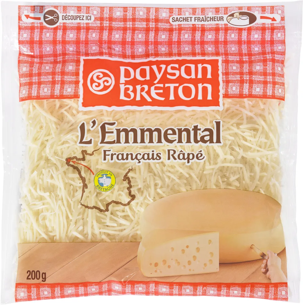 Paysan Breton - L'Emmental Français Râpé
