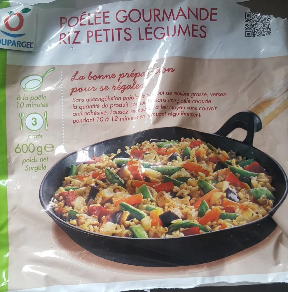 Poelee gourmande riz petits legumes