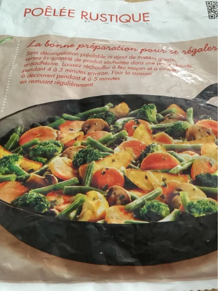 Poêlée rustique