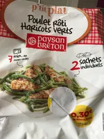 Poulet rôti haricots verts