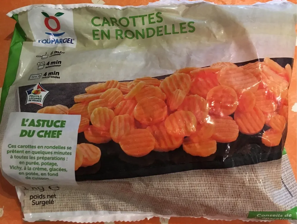 Carottes en rondelles