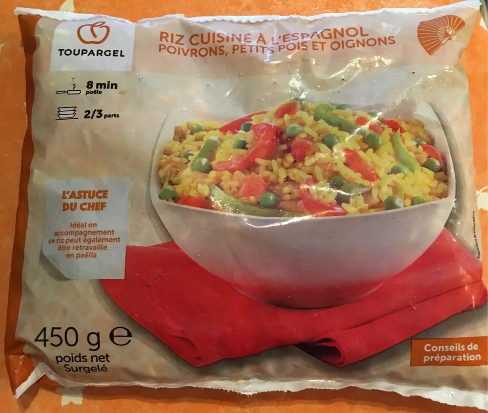 Riz cuisiné a l'espagnole