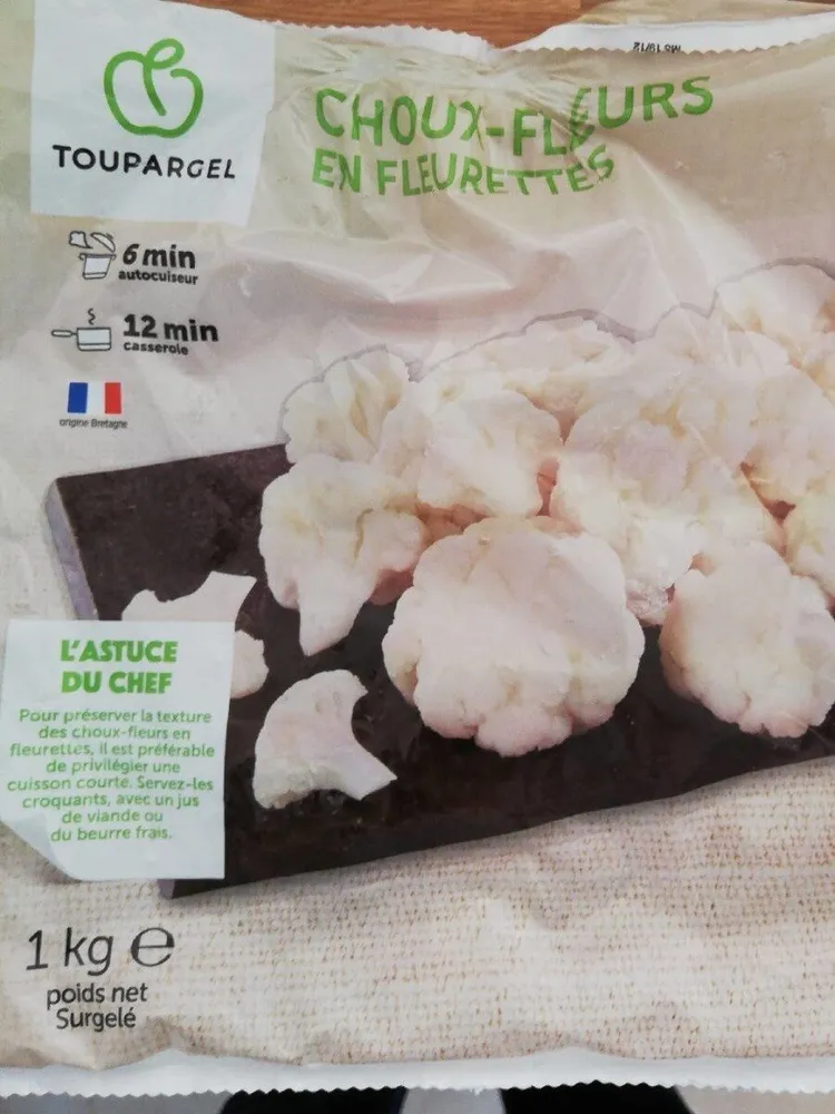 Choux fleurs en Fleurettes