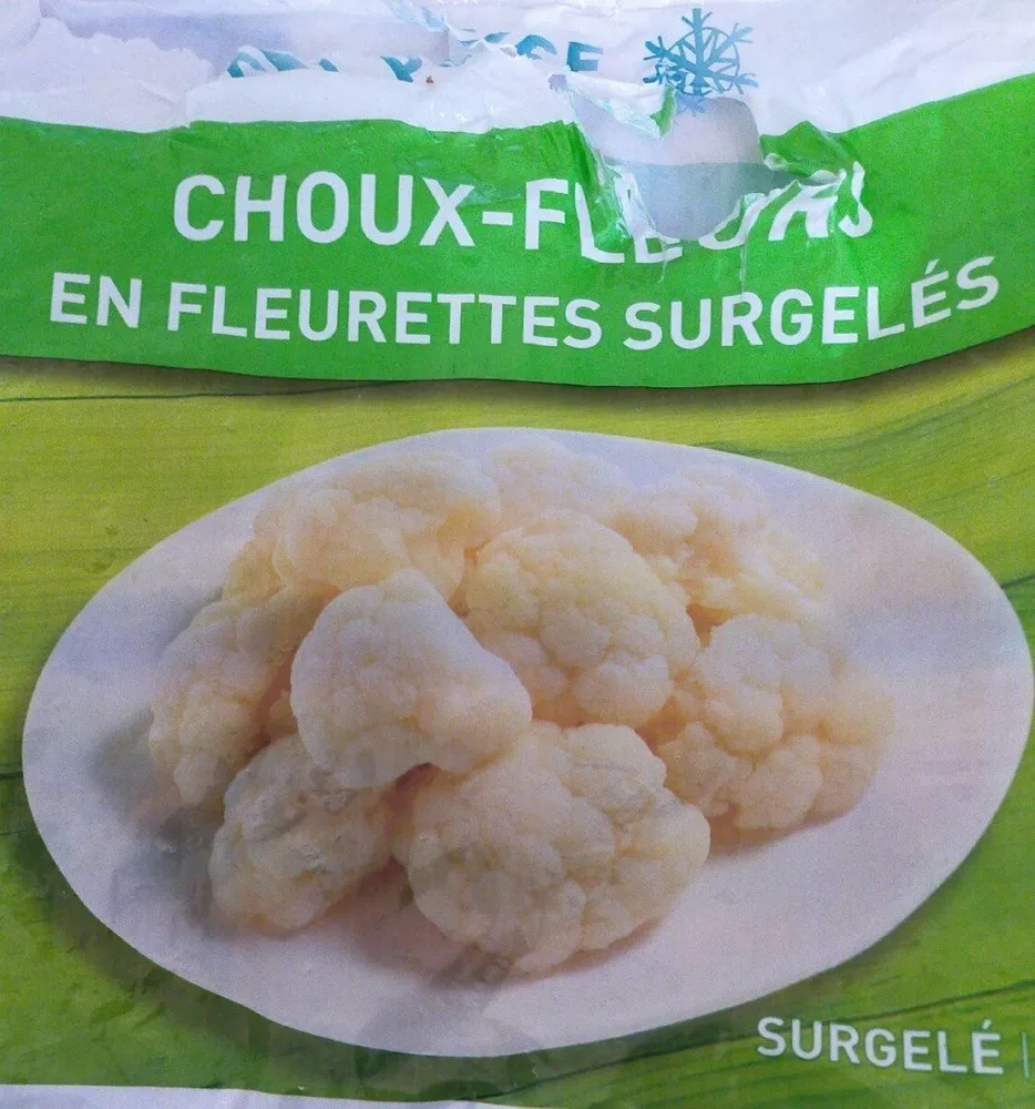 Choux-fleurs en fleurettes surgelés