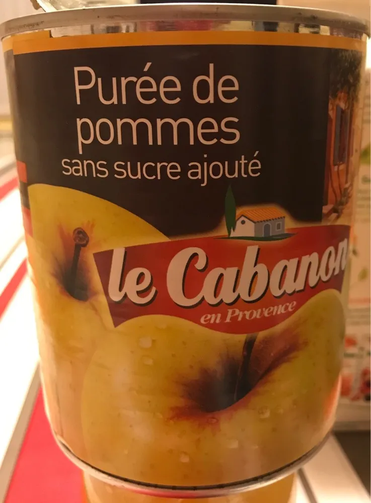 Purée De Pommes, Sans Sucre Ajouté, 850 Grammes, Marque Le Cabanon