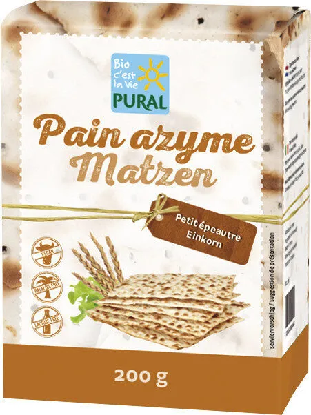 Pain azyme petit épeautre