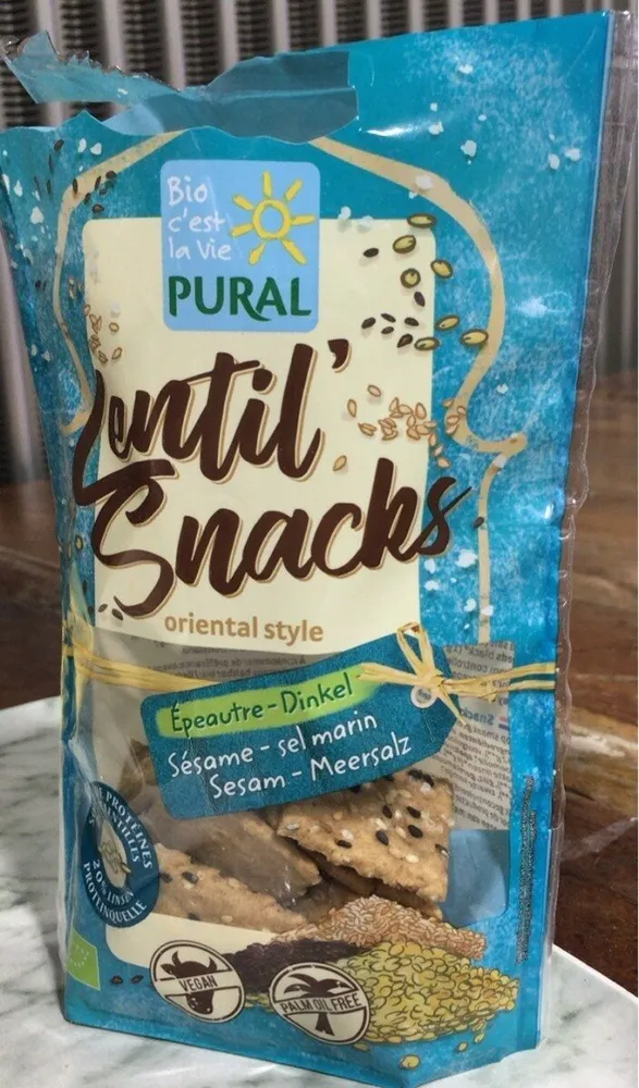 Lentil snacks