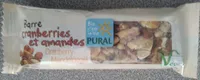 Barre cranberries et amandes