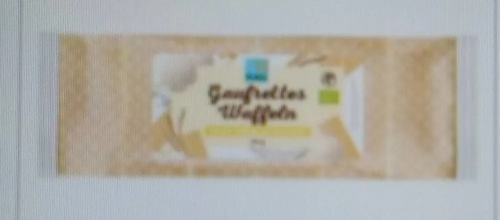 Gaufrettes Waffeln Vanille