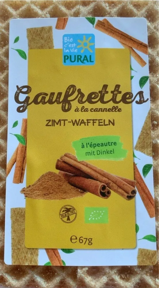 Gaufrettes à la cannelle