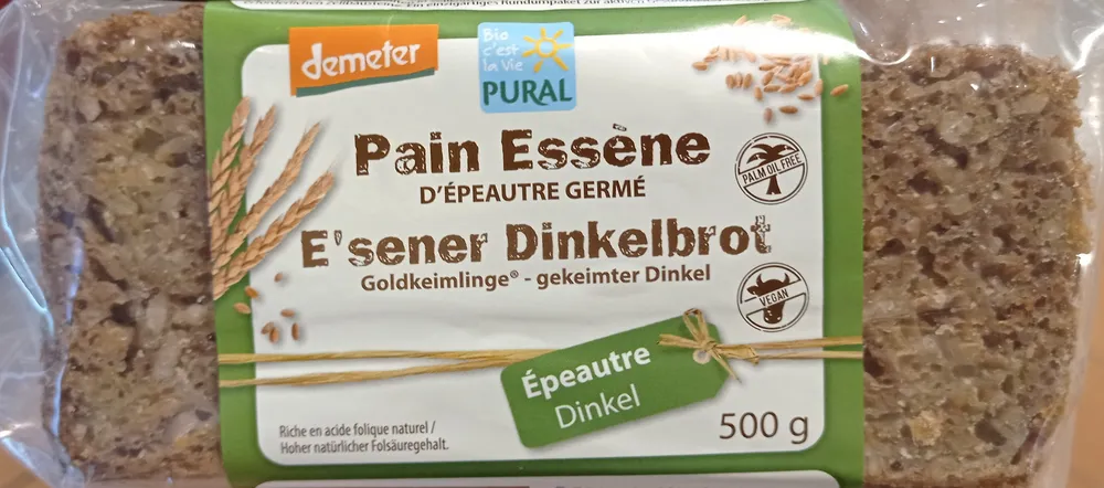 Pain essene épeautre demeter