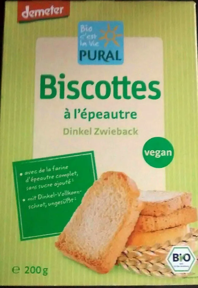 Biscottes à L'épeautre