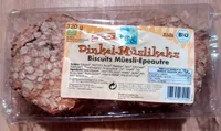 Biscuits muesli épeautre