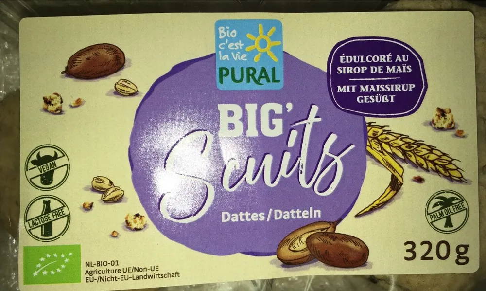 Big’ Scuits Dattes 320G