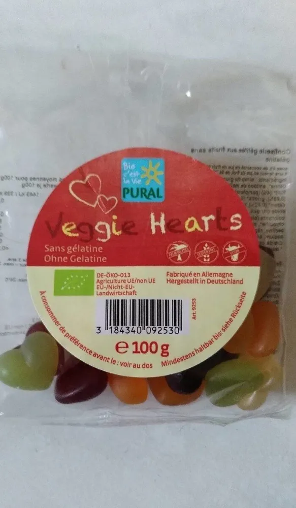 Veggie hearts