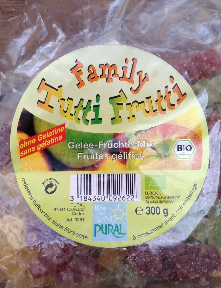 Bonbons Tutti Frutti