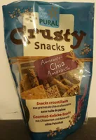 Snacks croustillants aux graines de chia et d'amarante