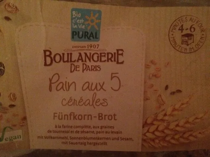 Pain Aux 5 Cereales